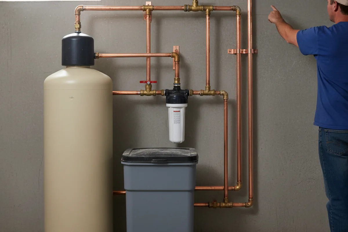 Whole-house water treatment system installed in Taft